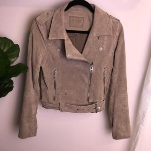 Blank NYC Suede Moto Jacket